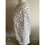 Tommy Hilfiger Women's  Blue‎ Bird Print Blouse Size XL GUC Photo 6