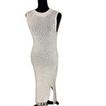 CALLAHAN Sleeveless Knit Dress with Fringe Hem Size XS Photo 2
