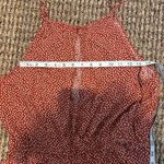 Old Navy  LARGE NWT ROMPER SLEEVELESS RAYON POKA DOT RUST FLIRTY EASY WEAR LIGHT Photo 10