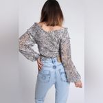 One Teaspoon NWT  Zebra Bardot Cross Over Top Photo 1