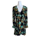 NWT Saloni Pia Velvet Silk Dress size 2 Photo 2
