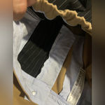 Bershka  Black/Tan Contrasting Two-Tone Straight-Fit Cargo Pants 2 tailored $98 Photo 9