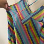 Victoria's Secret Vintage Collection Rainbow Striped kimono Robe And Slip Large Photo 6