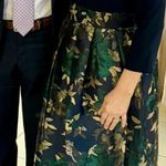 Jessica Howard Blue Green And Metallic Gold Pleated Formal Evening Gown Maxi Dress Photo 13