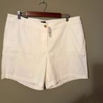 J. Crew 16 Preppy Cotton White 7" Shorts New! Photo 1