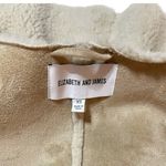 Elizabeth and James Teddy Jacket Sherpa Sand Tan Zip Jacket Women’s Size XS Oversized Photo 5