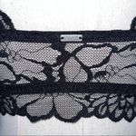 PINK - Victoria's Secret PINK VICTORIA’S SECRET Black Floral Lace High Neck Bralette Bra Small Photo 5