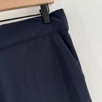 Athleta Pants Size 10 Navy Blue Wide Leg Crop Pull On Pockets Light Breathable Photo 4