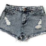 Forever 21 Distressed Denim Jean Shorts Photo 0