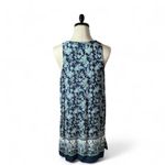 Roper‎ Paisley Print Sleeveless Dress Navy Blue Boho Casual Summer Beach Coverup Size L Photo 1
