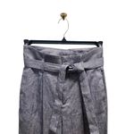 Banana Republic  Paperbag Waist Linen Blend Trousers Blue Size 4 Quiet Luxury Photo 8
