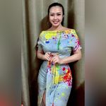 NEW Sexy Paint Splattered Midi Dress Gray Size M Photo 6