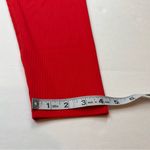 Girlfriend Collective Womens Size XL Pink Red Coral Ribbed 7/8 Leggings Athletic Photo 5