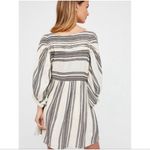 Free People  Lilly Stripe Balloon 3/4 Sleeve Dress Photo 2