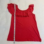 Lilly Pulitzer  Wynne ruffle cotton asymmetrical tank top Small Photo 5