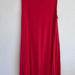 Eileen Fisher  Red Viscose Sleeveless Shift Dress Photo 7