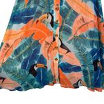 Farm Rio NWT Plantage Rio Toucan Forrest Midi Skirt Button Tropical Button XS Photo 4