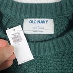 Old Navy Textured Knit Sweater Tunic Womens S Green Emerald Isle Holiday NWT Photo 1