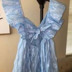 Selfie Leslie   Blue Floral Mini Dress Medium Photo 5