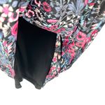 Julia Jordan Floral Ruffle Neck Flutter Sleeve Midi Dress Black Multi Size 2 Photo 6