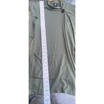 Bobeau  Open Front One Button Sweatshirt  Sweater Size Small Olive Green Pockets Photo 6