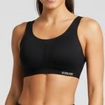 Victoria Sport Victoria's Secret  Angel Max Sports Bra 38C‎ Black Racerback Laser Photo 0