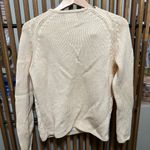 Missnat VTG 80s Wool Cream Floral Diamond Pointelle Sweater Women’s Cottagecore Size M Photo 3