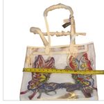 Ed Hardy NWT  Large Tote Clear PVC Bag with Butterfly and zipper Photo 3