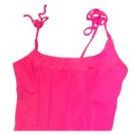 Gilly Hicks  tank top womens small bright pink micro corset crop top Photo 2
