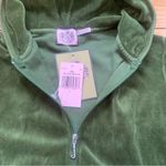 Juicy Couture  Pam Gela Fond Velour Basics Zip Hoodie Green Women's Large NWT Photo 3