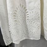 Vineyard Vines Linen Eyelet Fit n Flare Mini Dress Size US 4 White Cap Photo 6