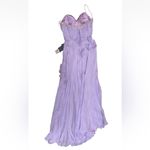 Royal Queen Collection Women’s Lilac Strapless Dress Prom Bride Formal NWT Sz 12 Purple Photo 3