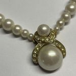 Women’s Beaded Costume Necklace Faux Pearl / Rhinestone Gold Photo 7