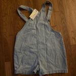 Only  short overalls in light wash blue Photo 4