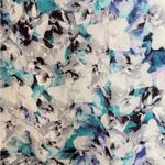 Sam Edelman Floral High-Low Dress in White and Blue Photo 4