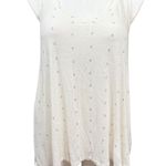 Max jeans Tank Top Size L White with Anchor Print Photo 0