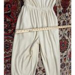 Alice Pearl Brooklyn Cream Terrycloth Wide Leg Jumpsuit Romper Women’s M Size M Photo 10