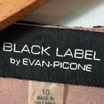 Evan Picone  Black Label classic black lace  dress with nude underlay size 10. Photo 2