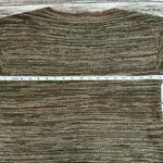 Gap Women Short Sleeve Earth Tone Cuffed Heavyweight Knit Sweater XS Extra Small Photo 9