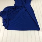 Valerie Bertinelli Blue Asymmetrical Dress Photo 7