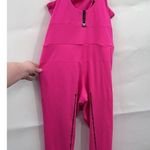 Savage X Fenty Poppin Pink Hotline Jumpsuit Women 1X Pink Athleisure Sexy Preppy Photo 9