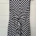 Soma  Women’s Large Navy White Stretchy Dress Photo 0