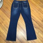 Faded Glory NEW! Thick stitch denim flare Photo 1