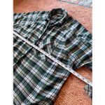 Urban Outfitters Women’s Green Plaid Flannel Button Up Shirt Size XS Photo 3