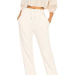 We Wore What NWT Women's XS Off White Jogger Style Sweatpants Pants Workout Gym Photo 1