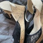 Apt. 9  Black Lace Closed Toe Platform Espadrille Wedge Sandals | EUC Size 8.5 Photo 4