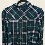 Rails  Hunter Plaid Flannel Button Down Shirt Forest Green Navy White Size Large Photo 9