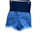 Time & Tru Maternity Jean Shorts belly band size Small 4-6 Photo 1