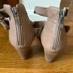 BCBGeneration Brown Block Heel Sandals with Ankle Strap Photo 4