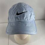 Nike Drifit Featherlight Hat Cap Strap Back Blue Swoosh Logo Performance Women’s Photo 2